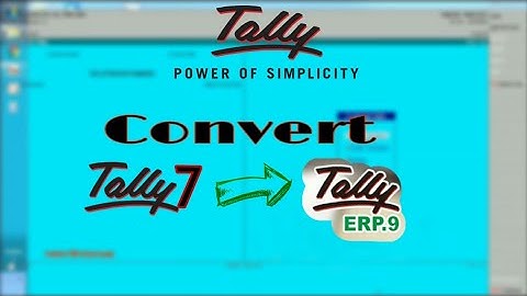How to Migrate old Tally data into new Tally । Convert Tally Data |