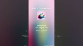 Where on Earth is Carmen Sandiego? (techno, choir, dance version)