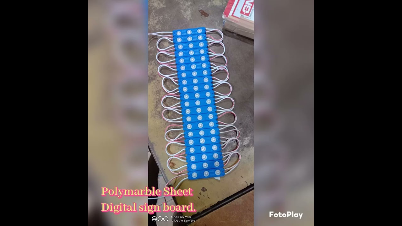 Polymarble Sheet Digital Name Board