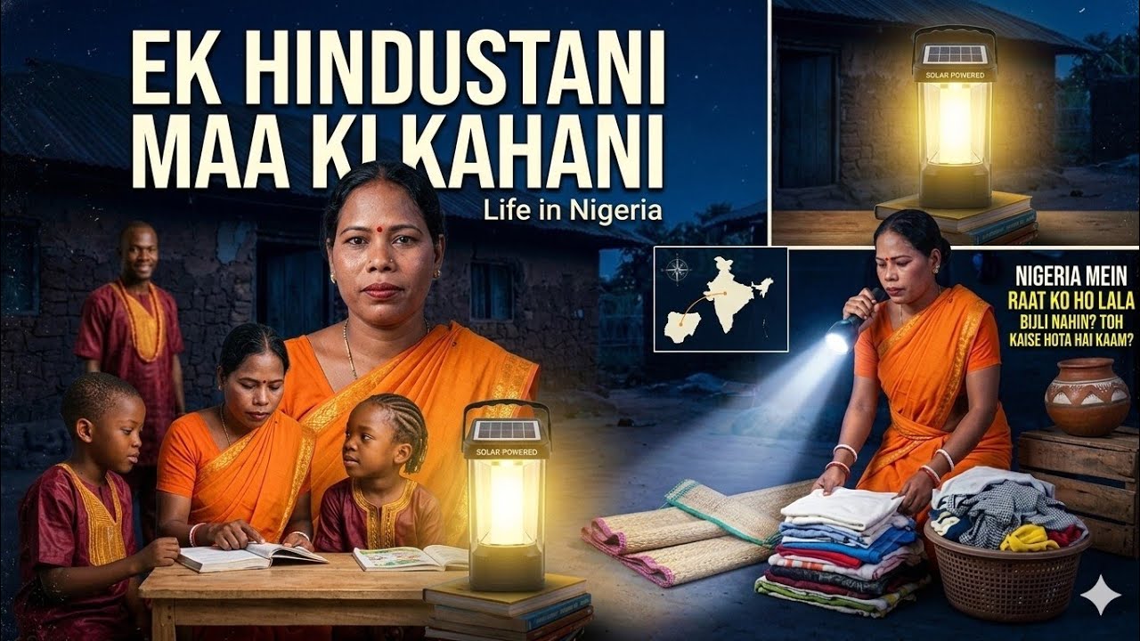 Life in Nigeria: Ek Desi Maa Ka Sangharsh Aur Raat Ka Safar.#africa #india #vlog 