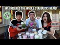 We Ordered EVERY Drink Off The STARBUCKS Menu! | Zach Clayton