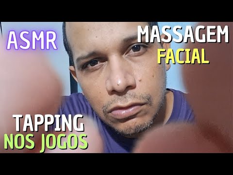 ASMR CASEIRO - MASSAGEM FACIAL & TAPPING #asmr