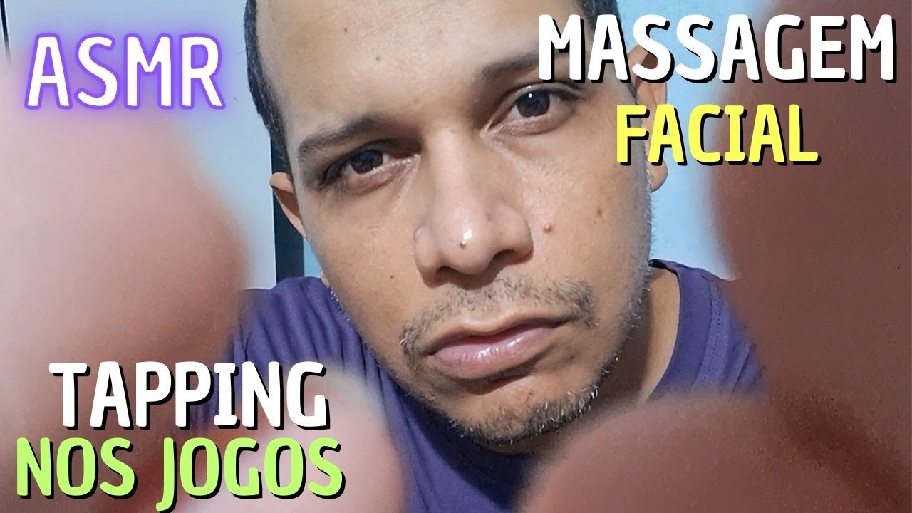 ASMR CASEIRO - MASSAGEM FACIAL & TAPPING #asmr