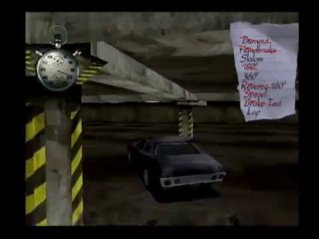 100% na fase do estacionamento de Driver (PS1) 