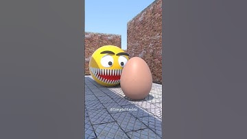 Robot Pacman vs Egg #Shorts