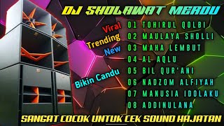 DJ TOHIRUL QOLBI X MAULAYA SHOLLI SLOW BASS TERBARU 2023,DJ CEK SOUND SHOLAWAT FULL BASS