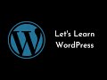 Lets learn wordpress