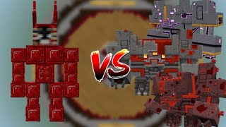 Ruby Monstrosity vs The Three Monstrosities | Minecraft Mob Battle