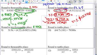 Unit 1 p. 15- Algebra