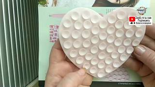 37412 Пинцет Heart Pop Silicone Tweezer  37517 Держатель на присосках Heart Pop Suction Pad - Видео от Ольга Павлуцкая