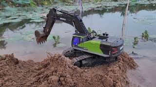 Life of a RC Construction Worker | RC Excavators advanced tip and trick working build a new road #9