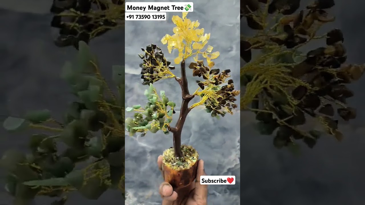 Money Magnet Chips Tree | money Magnet tree | crystal chips tree 