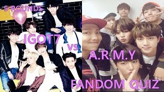 Fandom Challenge - IGOT7 vs ARMY [GOT7 & BTS Quiz] screenshot 5