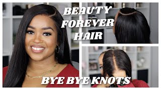 IT'S GIVING SCALP BEAUTY FOREVER | 7X5 BUTTER SOFT STRAIGHT BYE BYE KNOTS' HD LACE READY TO GO WIG