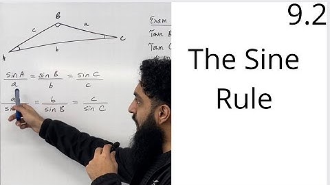 Edexcel AS Level Maths: 9.2 The Sine Rule