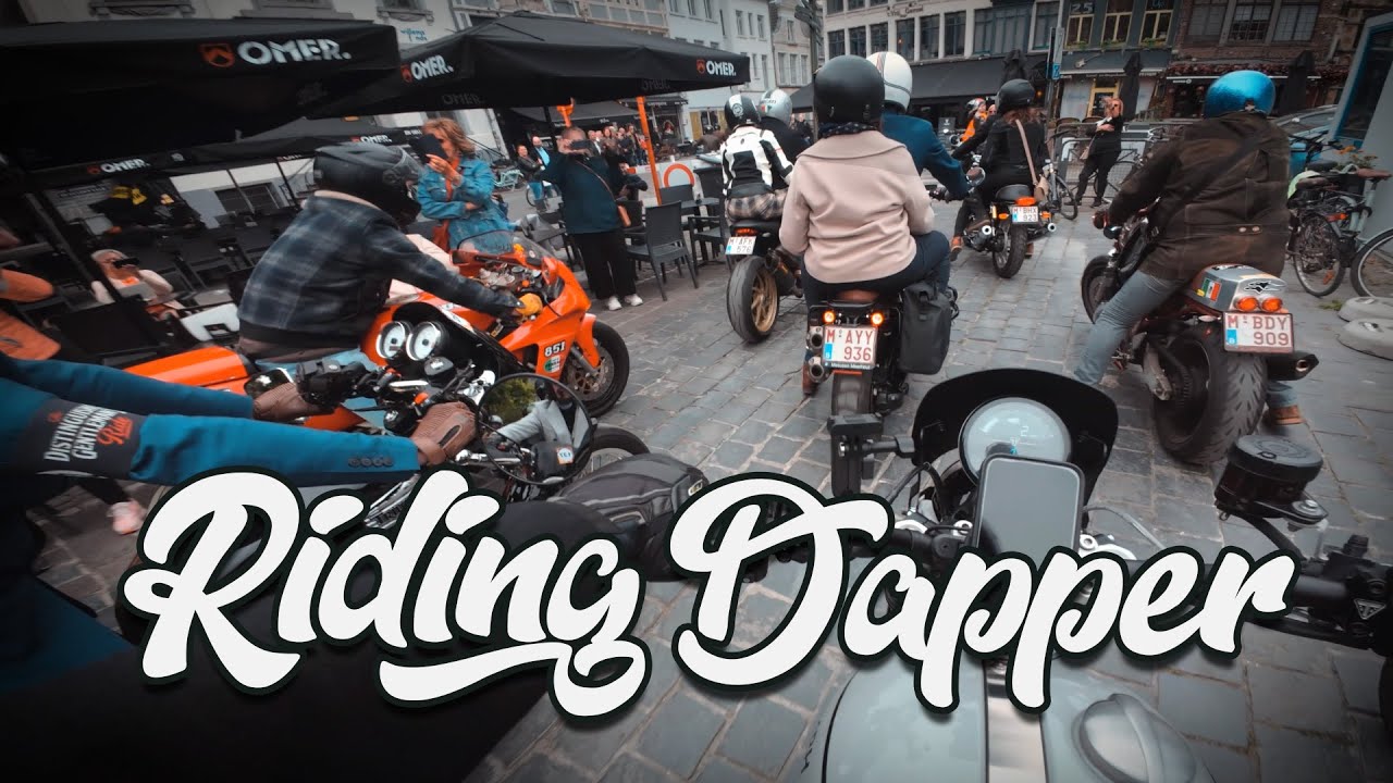 The Distinguished Gentleman's Ride, Ghent (Belgium) 2025 | Triumph Scrambler 1200x