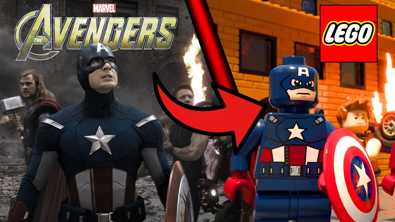 I made the Avengers in Lego 3D.
