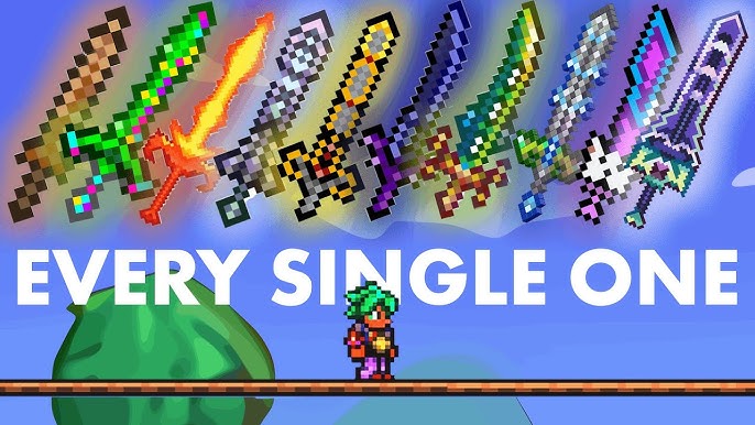 Terraria's BEST Pre-Boss Melee Progression!!! 😜 #terraria #game #stea, terraria