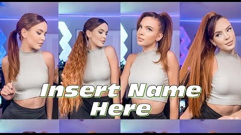 TRYING OUT PONYTAIL HAIR EXTENSIONS | INSERT NAME HERE (INH) HAIR