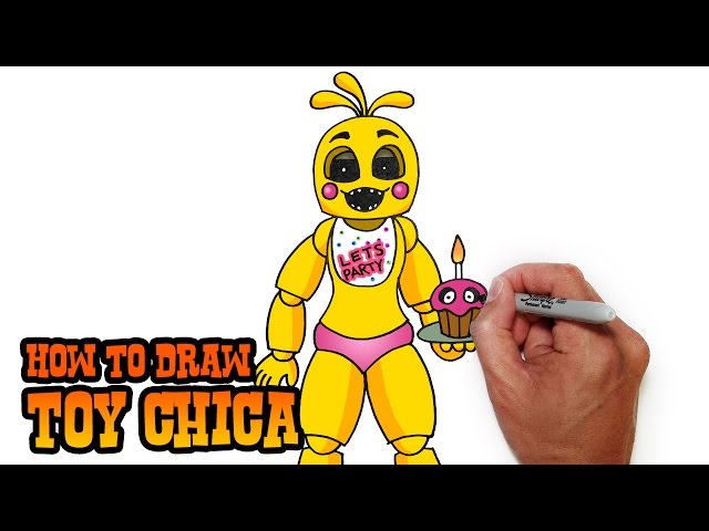 Learn How to Draw Toy Chica from Five Nights at Freddy's (Five Nights at  Freddy's) Step by Step : Dra…