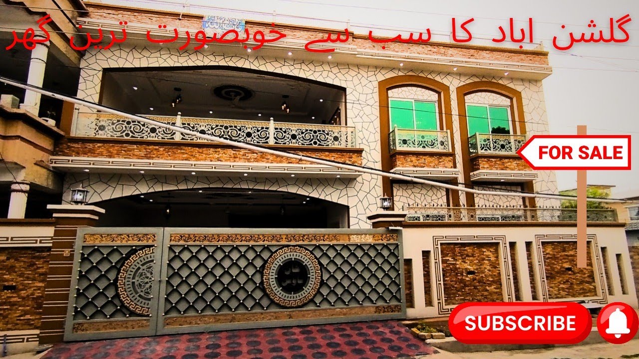 12 Marla Brand New Double Story Luxury House For Sale In Gulshan Abad Sector1 Adyala Road Rawalpindi