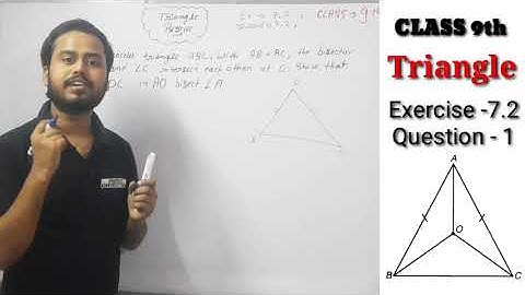 CLASS-9th| Ex-7.2 | Q -1 (Triangle)| MATHS NCERT CBSE | by -Rohit bhaskar |RIGHT DIRECTION CLASSES