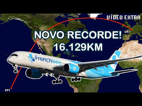 Vídeo: Qual é o voo de linha aérea mais longo do mundo?