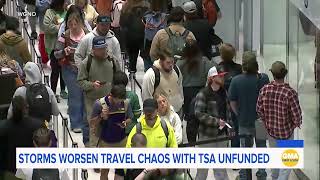 Numerous flights canceled as severe March storm continues