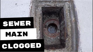 PLUMBING REPAIRS | SEWER MAIN CLOGGED