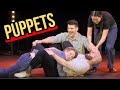 Rock climbing goes terribly wrong  improv game puppets