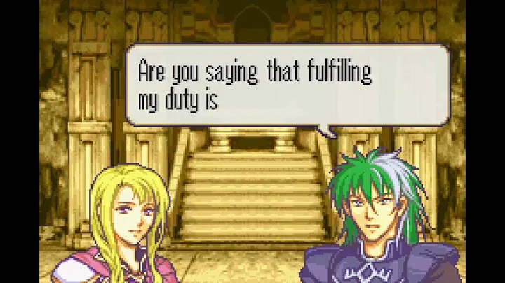 Fire Emblem: Blazing Sword - Louise & Heath Support