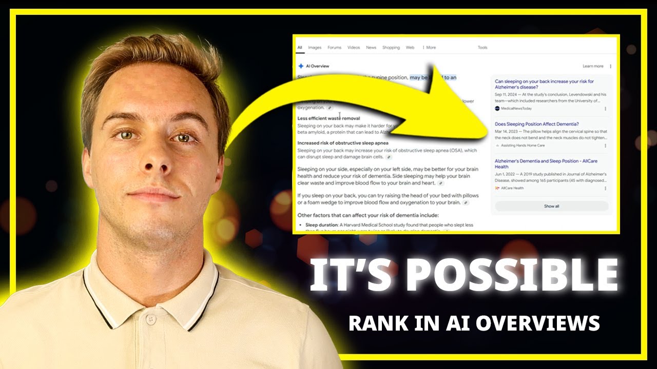 How To Rank In Google's AI Overviews (New Process)