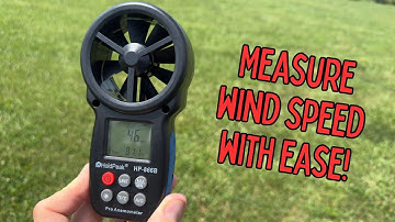 HoldPeak 866B Handheld Anemometer Review | Digital Wind Speed & Airflow Meter for HVAC & Outdoors