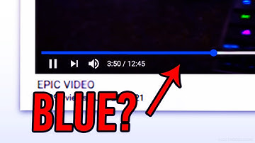 You Can Have A BLUE Progress Bar On YouTube?