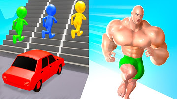 Shape shifting VS Muscle Rush - All Level Gameplay Walkthrough Android iOS Ep8
