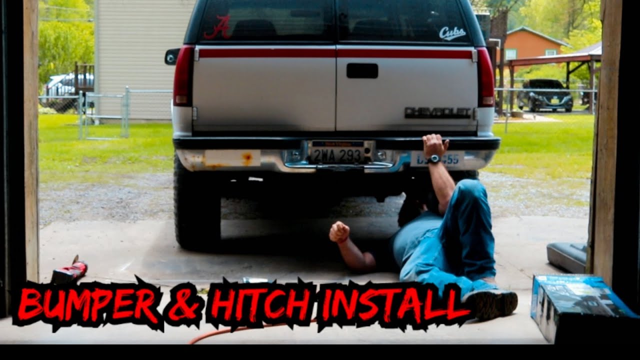 BUMPER & HITCH INSTALL / TAHOE PART 3 YouTube