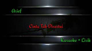 Download Lagu Arief Cinta Tak Direstui | Karaoke No Vocal | Lirik MP3