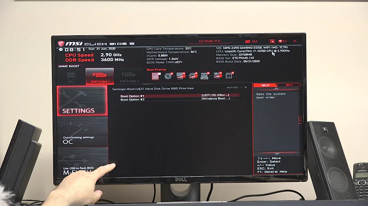 How to stop MSI motherboard from trying to boot to your external hard drive.