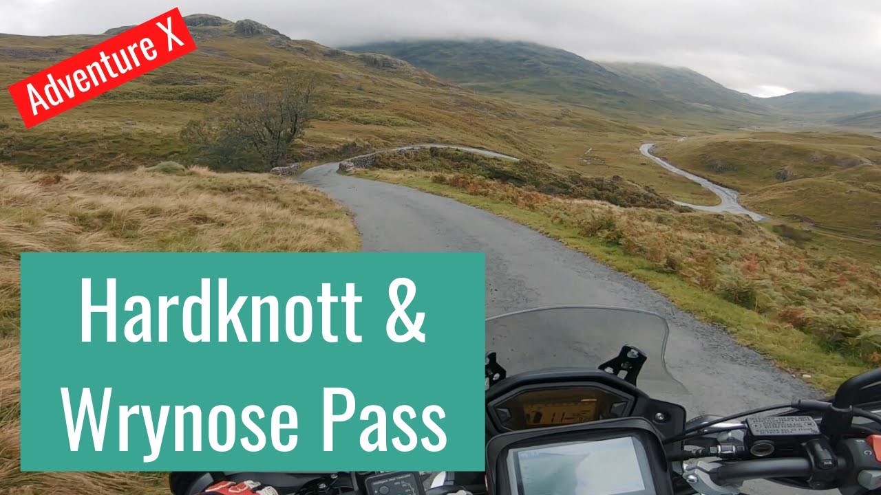 Honda CB500x, Hardknott & Wrynose Pass