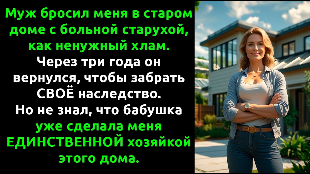 Меня ВЫГНАЛИ в деревню к  старушке...но бывший муж НЕ ЗНАЛ, какой СЕКРЕТ она от него хранила