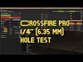 Langmuir Crossfire Pro 1/4" test