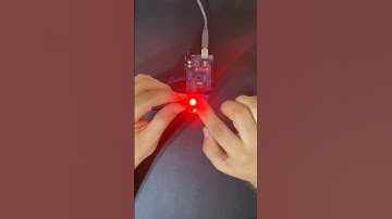 How To Control LED With Touch Sensor 🌟 | Easy Touch Sensitive LED Project 💡#shorts