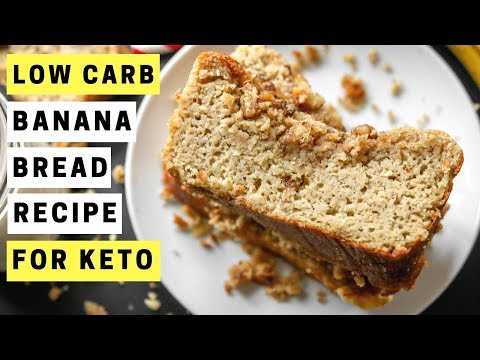 KETO Banana Bread Recipe | How To Make Low Carb Banana Bread | NO SUGAR ADDED 2 NET CARBS