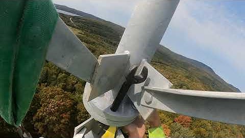 Stacking 190 Foot cell phone tower with a crane!