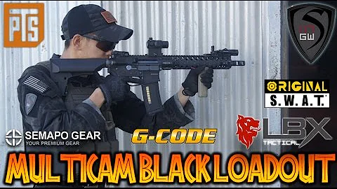 MULTICAM BLACK LOADOUT - SEMAPO GEAR - LBX TACTICAL | SPARTAN117GW