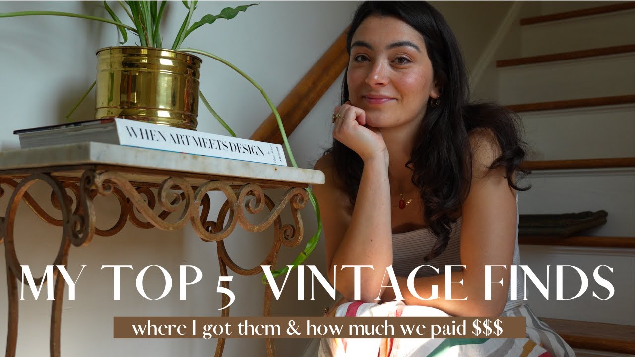 MY TOP 5 BEST VINTAGE FINDS PART 2 Where I got them & PRICE I got
