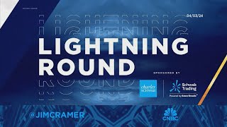 Lightning Round: Don't sell Lowe's right now, says Jim Cramer