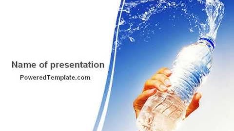 Mineral Water PowerPoint Template by PoweredTemplate.com