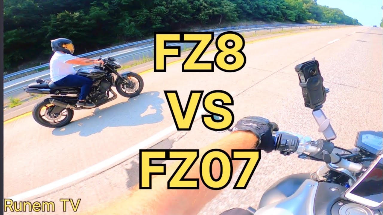 MT07 vs FZ8