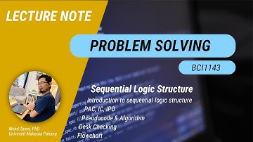 Problem Solving - Chap 3 Sequential Logic Structure